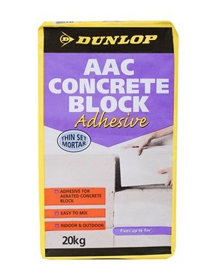 Dunlop AAC Concrete Block Adhesive – Dunlop DIY