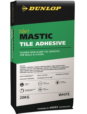 Dunlop Tilers Mastic Non-Slump tile adhesive